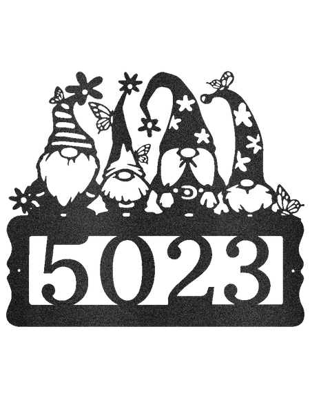 Gnome Adresi Kişiselleştirilmiş Hediyeler - Özel Metal Tabela