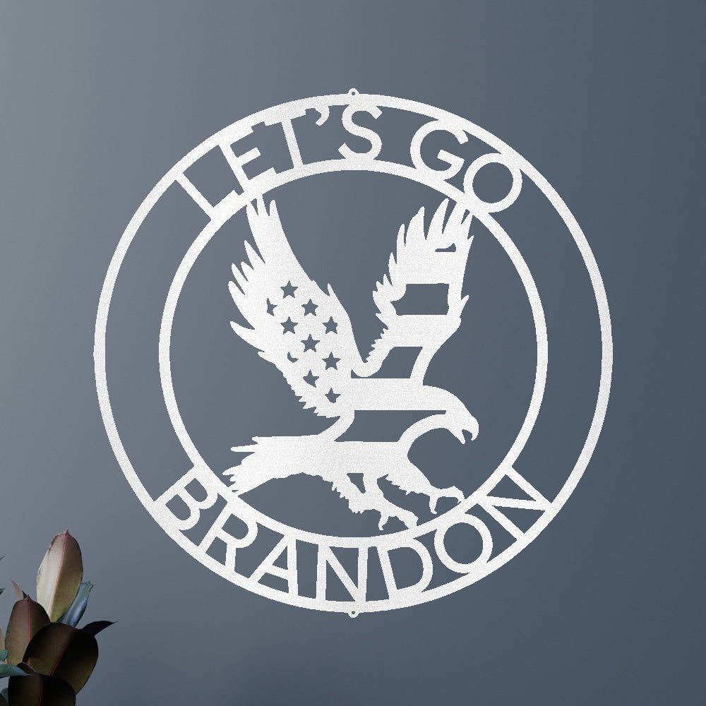 Let's Go Brandon Kişiselleştirilmiş Hediyeler - Özel Metal Tabela
