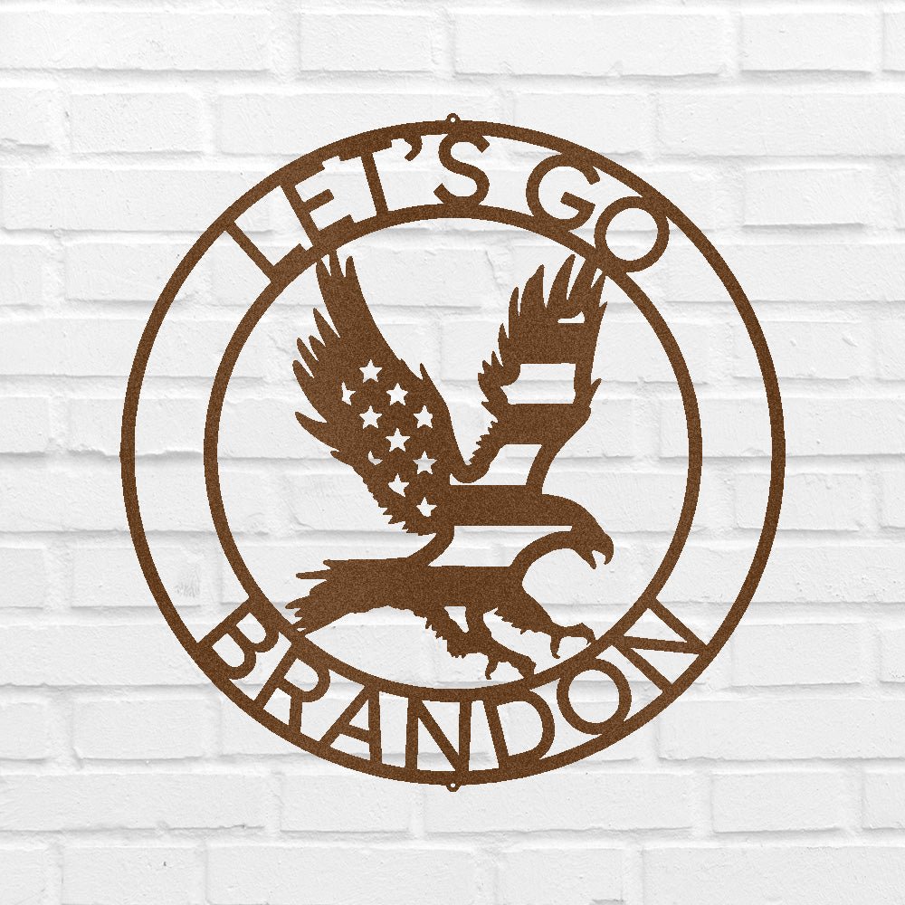 Let's Go Brandon Kişiselleştirilmiş Hediyeler - Özel Metal Tabela