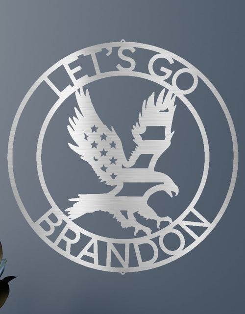 Resmi Galeri görüntüleyicisine yükleyin, Let&#39;s Go Brandon Kişiselleştirilmiş Hediyeler - Özel Metal Tabela
