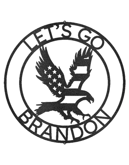 Let's Go Brandon Kişiselleştirilmiş Hediyeler - Özel Metal Tabela