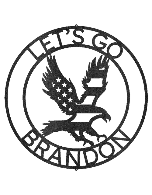 Resmi Galeri görüntüleyicisine yükleyin, Let&#39;s Go Brandon Kişiselleştirilmiş Hediyeler - Özel Metal Tabela
