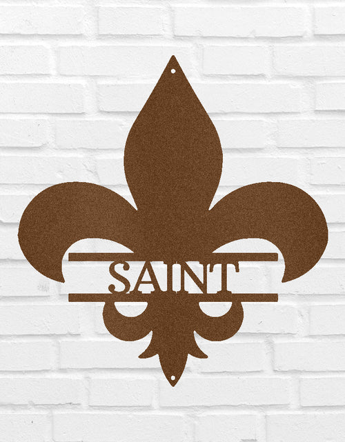 Load image into Gallery viewer, Classic Fleur De Lis Personalized Gifts - Custom Metal Sign
