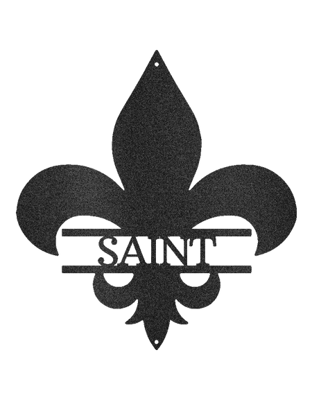 Klasik Fleur De Lis Kişiselleştirilmiş Hediyeler - Özel Metal Tabela