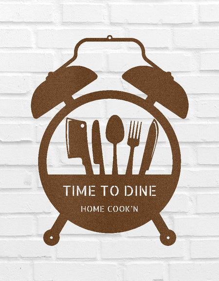 Food Time Personalized Gifts - Custom Metal Sign
