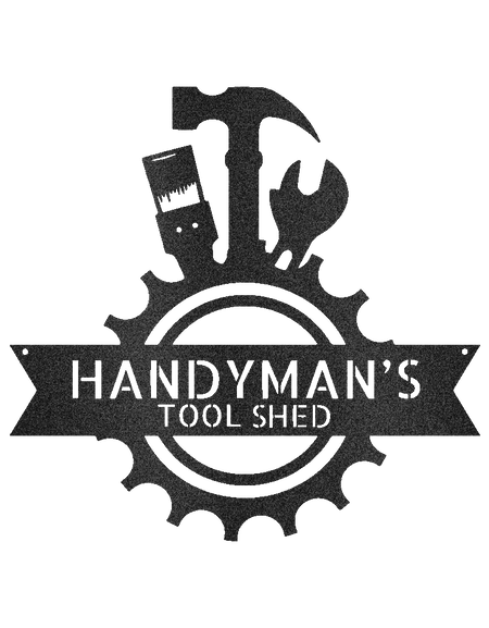 Tamirci Dükkanı Kişiselleştirilmiş Hediyeler - Özel Metal Tabela