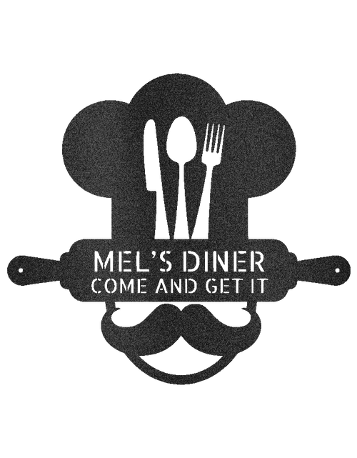 Resmi Galeri görüntüleyicisine yükleyin, Home Chef Kişiselleştirilmiş Hediyeler - Özel Metal Tabela
