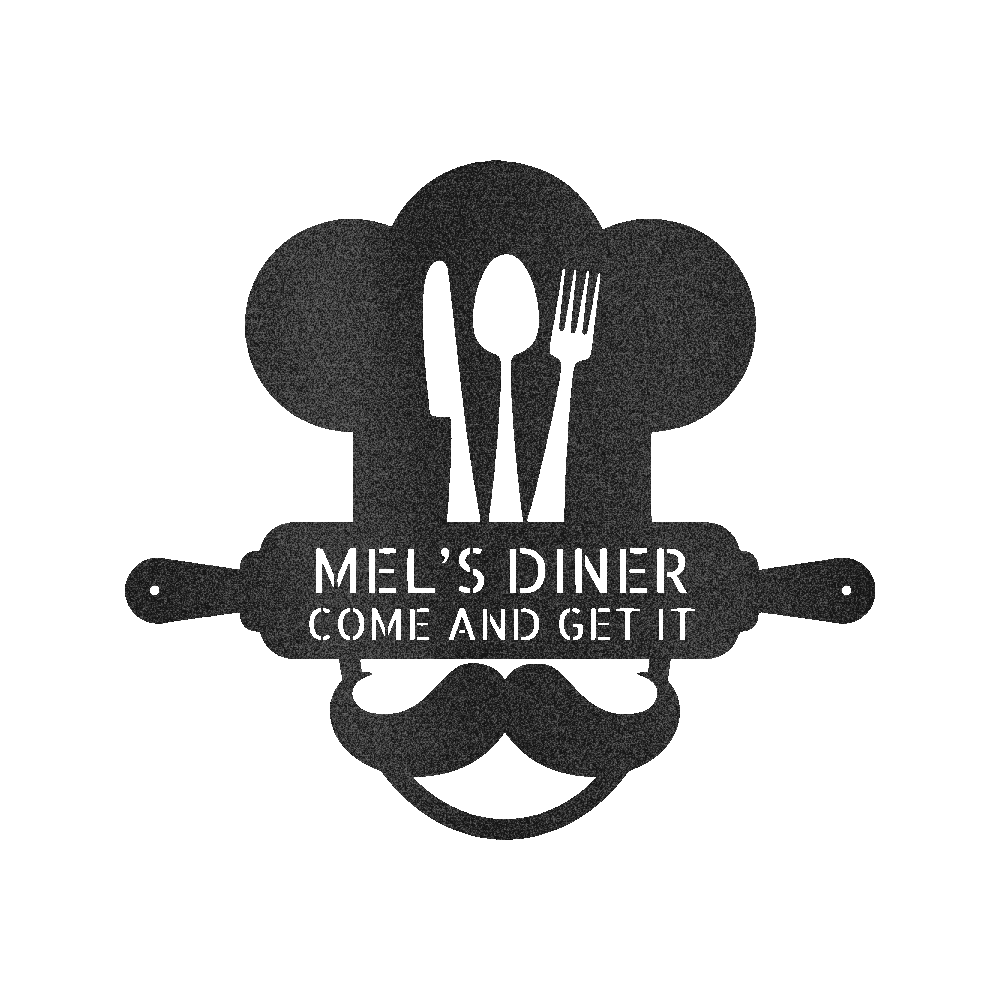 Home Chef Kişiselleştirilmiş Hediyeler - Özel Metal Tabela