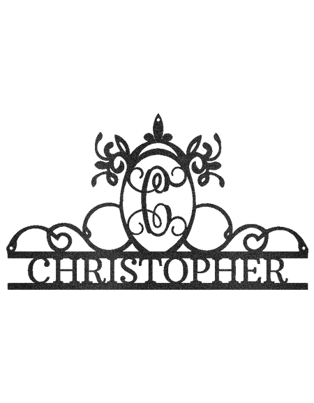 Baş Harf ve İsimle Kişiselleştirilmiş Hediyeler - Özel Metal Tabela