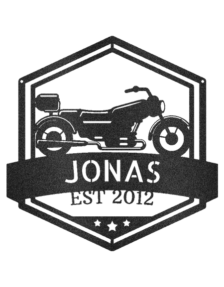 Yolların Kralı Kişiselleştirilmiş Hediyeler - Özel Metal Tabela