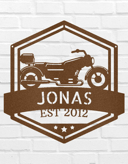 Yolların Kralı Kişiselleştirilmiş Hediyeler - Özel Metal Tabela