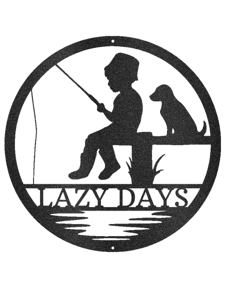 Little Fisher Kişiselleştirilmiş Hediyeler - Özel Metal Tabela