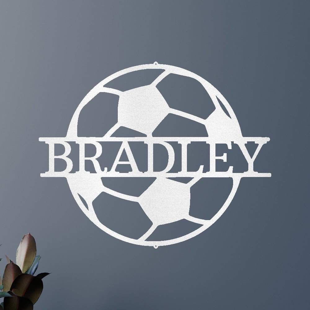 Soccer Personalized Gifts - Custom Metal Sign