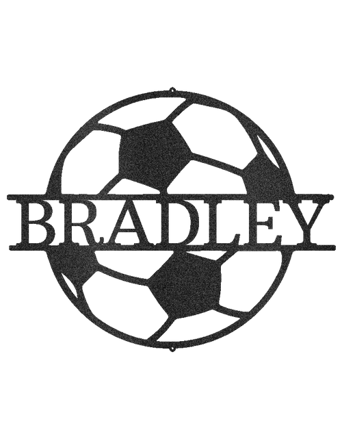Load image into Gallery viewer, Soccer Personalized Gifts - Custom Metal Sign
