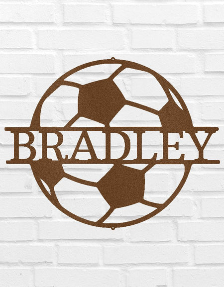 Futbol Kişiselleştirilmiş Hediyeler - Özel Metal Tabela