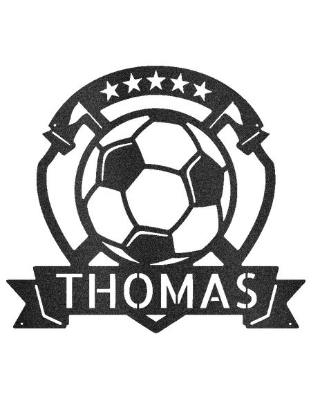 Futbol Plakası Kişiselleştirilmiş Hediyeler - Özel Metal Tabela