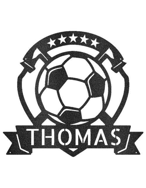 Load image into Gallery viewer, Soccer Plaque Personalized Gifts - Custom Metal Sign
