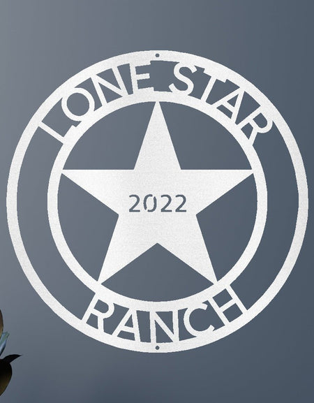 Lone Star State Texans Kişiselleştirilmiş Hediyeler - Özel Metal Tabela