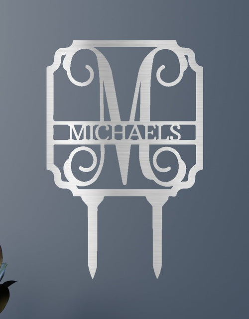 Load image into Gallery viewer, Vine Stake Personalized Gifts - Custom Metal Sign

