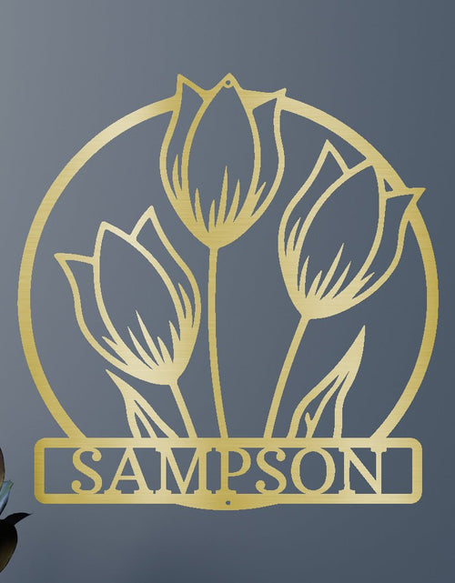 Load image into Gallery viewer, Wild Tulip Personalized Gifts - Custom Metal Sign
