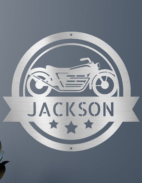 Load image into Gallery viewer, Motorcycle Personalized Gifts - Custom Metal Sign
