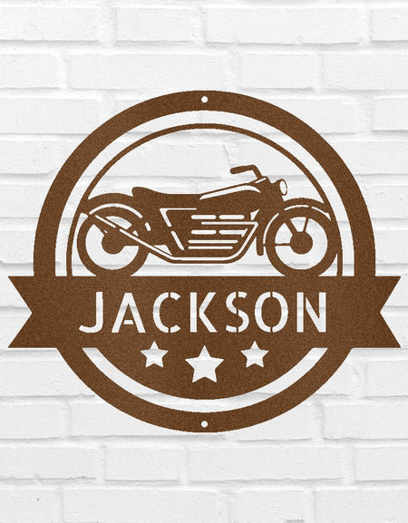 Motosiklet Kişiselleştirilmiş Hediyeler - Özel Metal Tabela