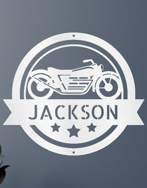 Load image into Gallery viewer, Motorcycle Personalized Gifts - Custom Metal Sign

