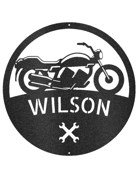 Motosiklet Kişiselleştirilmiş Hediyeler - Özel Çelik Tabela