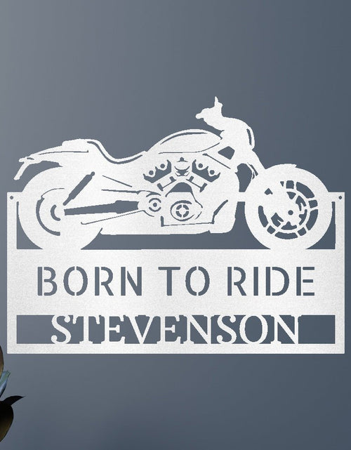 Load image into Gallery viewer, Motorcycle Decor - Custom Metal Sign
