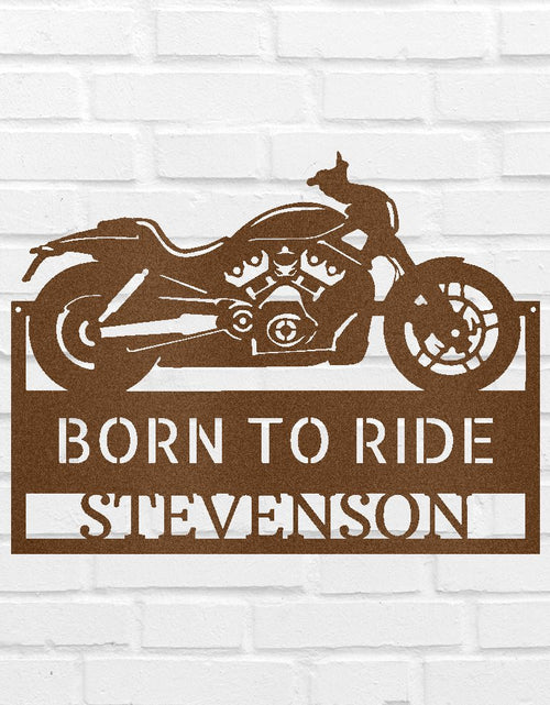 Load image into Gallery viewer, Motorcycle Decor - Custom Metal Sign

