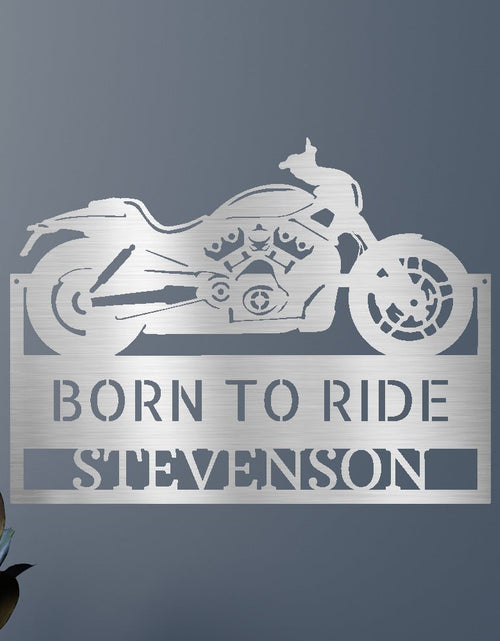 Load image into Gallery viewer, Motorcycle Decor - Custom Metal Sign
