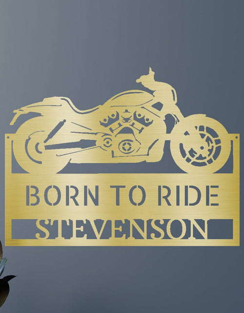 Load image into Gallery viewer, Motorcycle Decor - Custom Metal Sign
