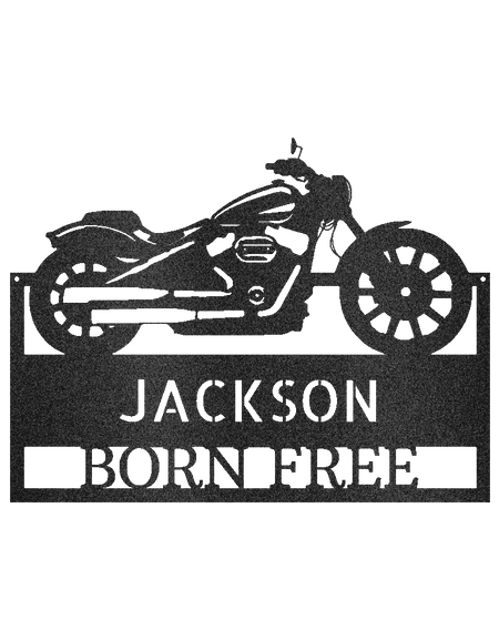 Motosiklet Kişiselleştirilmiş Hediyeler - Özel Metal Tabela