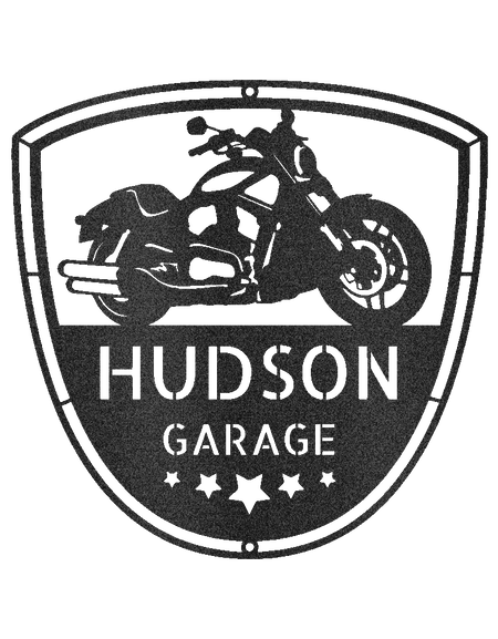 Motosiklet İsmi Kişiselleştirilmiş Hediyeler - Özel Metal Tabela