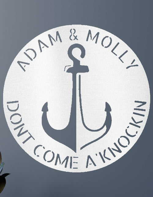 Load image into Gallery viewer, Anchor Plaque Personalized Gifts - Custom Metal Sign
