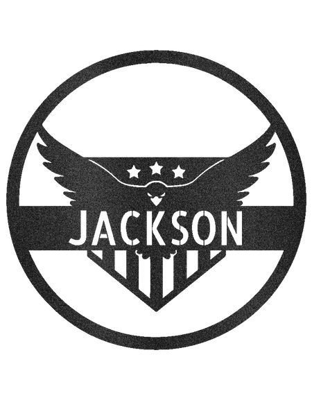 Saldıran Kartal Kişiselleştirilmiş Hediyeler - Özel Metal Tabela