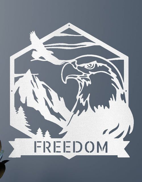Load image into Gallery viewer, Bald Eagle Personalized Gifts - Custom Metal Sign
