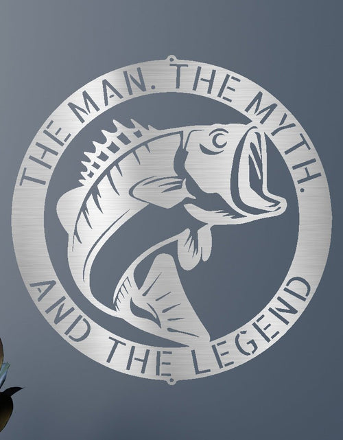 Load image into Gallery viewer, Bass Personalized Gifts - Custom Metal Sign

