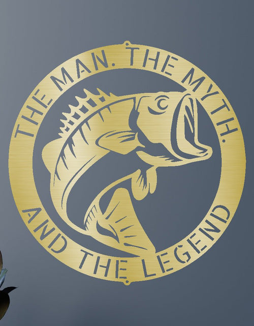 Load image into Gallery viewer, Bass Personalized Gifts - Custom Metal Sign
