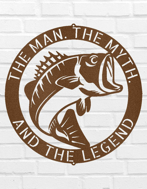 Load image into Gallery viewer, Bass Personalized Gifts - Custom Metal Sign
