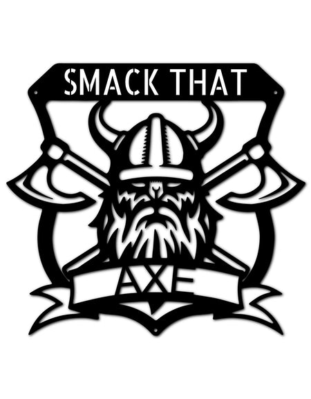 Kişiselleştirilmiş Hediyeler - Özel Metal Tabela - Savaş Baltası Plaketi