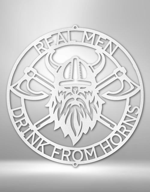 Load image into Gallery viewer, Battle Axe Ring Personalized Gifts - Custom Metal Sign
