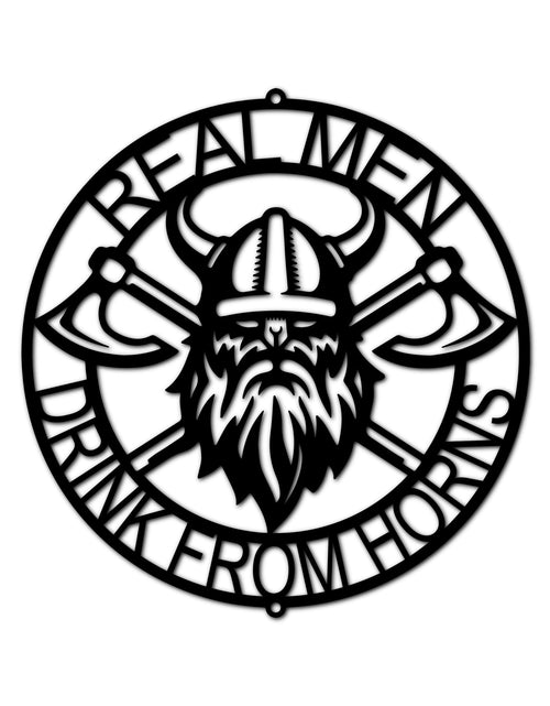 Load image into Gallery viewer, Battle Axe Ring Personalized Gifts - Custom Metal Sign
