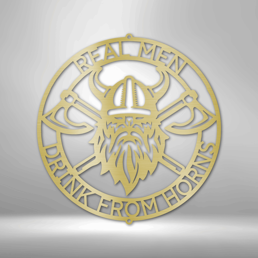 Battle Axe Ring Personalized Gifts - Custom Metal Sign