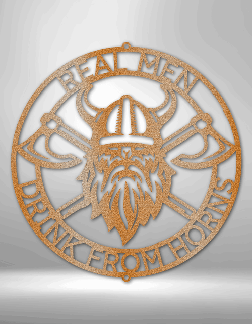 Load image into Gallery viewer, Battle Axe Ring Personalized Gifts - Custom Metal Sign
