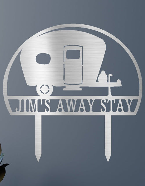 Load image into Gallery viewer, Camper Yard Personalized Gifts - Custom Metal Sign
