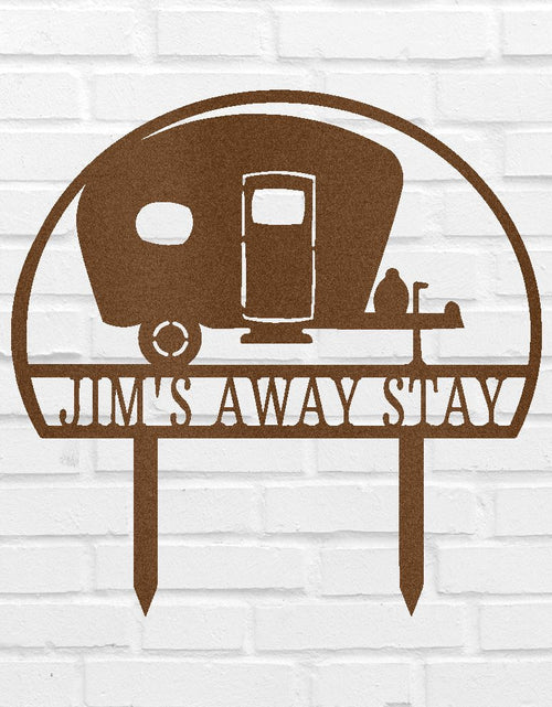 Load image into Gallery viewer, Camper Yard Personalized Gifts - Custom Metal Sign
