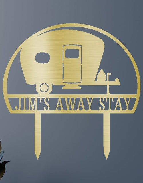 Load image into Gallery viewer, Camper Yard Personalized Gifts - Custom Metal Sign
