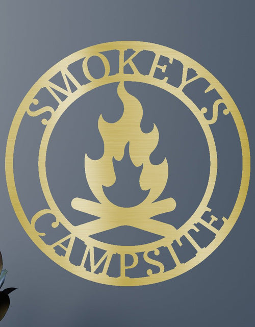 Load image into Gallery viewer, Campfire Personalized Gifts - Custom Metal Sign
