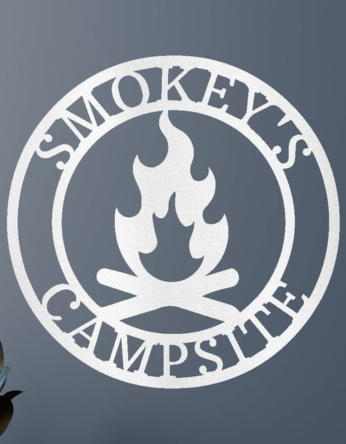 Load image into Gallery viewer, Campfire Personalized Gifts - Custom Metal Sign
